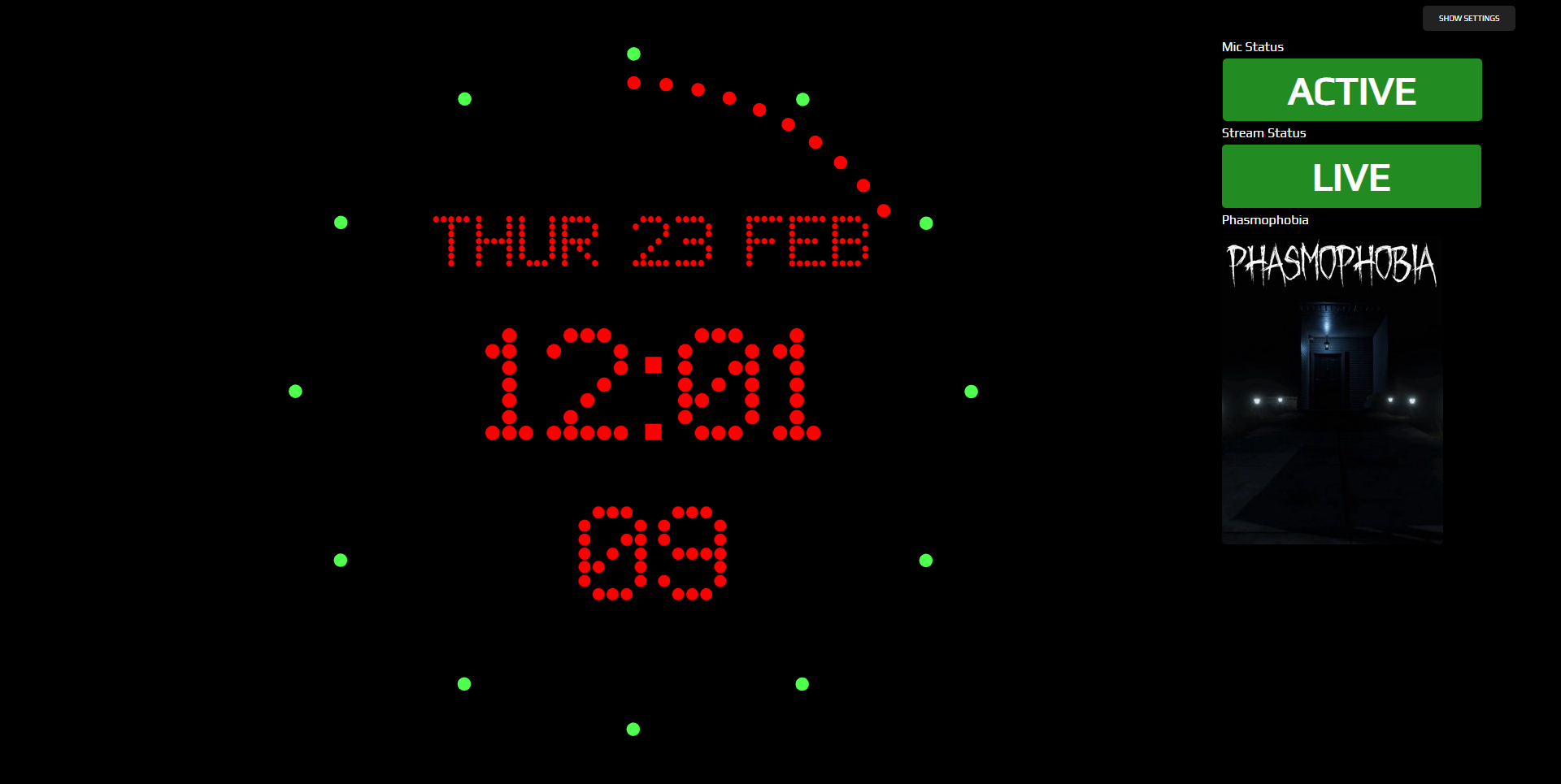 Studio Clock V3.2 - On Air